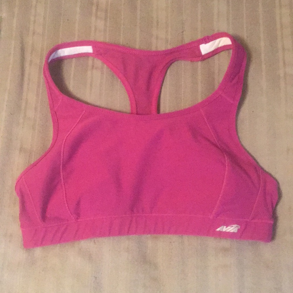 Purple AVIA racerback sports bra